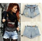 Shot jeans
