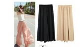 Calça boca larga