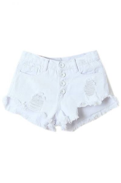 Short Jeans branco